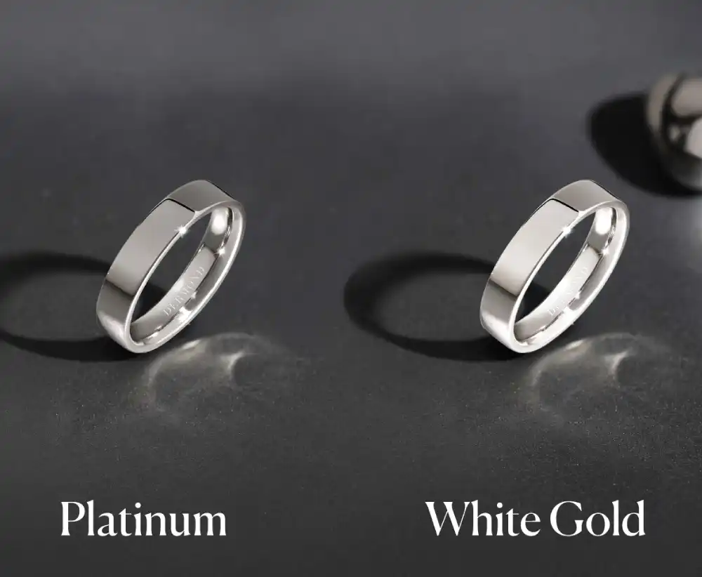 แหวนแพลทินัม แหวนทองคำขาว