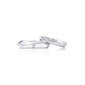 Facet Fluss-Diamond-ABC06-3.00AW_ABC06-4.00AM_Couple Rings-WG-1500x1500